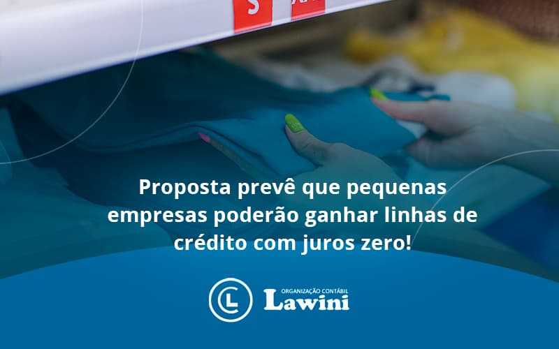 Proposta Prevê Que Pequenas Empresas Poderão Ganhar Linhas De Crédito Com Juros Zero Lawini Contabilidade - Organização Contábil Lawini