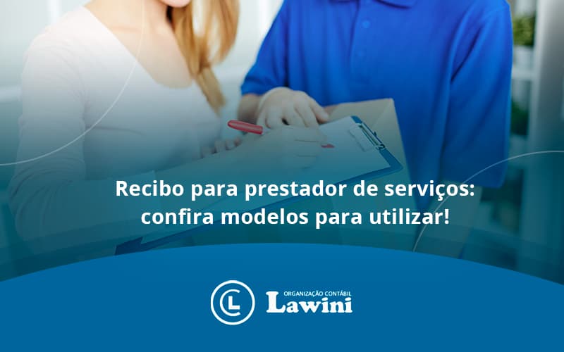 Recibo Para Prestador De Serviços Lawini Contabilidade - Organização Contábil Lawini