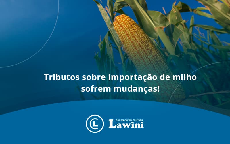 Tributos Sobre Importação De Milho Sofrem Mudanças! Lawini Contabilidade - Organização Contábil Lawini